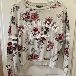 Iris Floral Sweatshirt | Los Angeles California